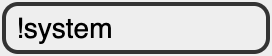 !sytem in search box